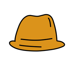 man hat vector element