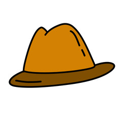 man hat vector element