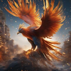 A digital phoenix rising from a sea of fragmented data2