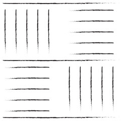 Digital png illustration of black lines pattern on transparent background