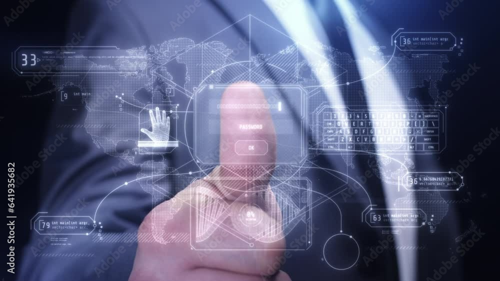 Poster authorization in the system by dna using a fingerprint.
