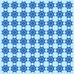 Cornflower simple geometric background vector