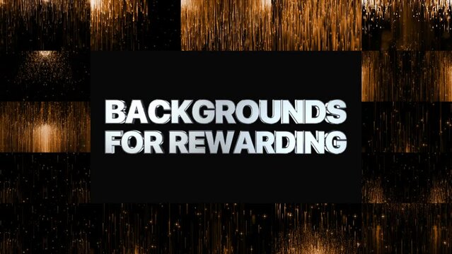 Backgrounds For Rewarding 02 is a luxurious cinematic project for creating amazing slideshows for awards ceremonies. Full HD resolution 24 FPS and alpha channel included.
