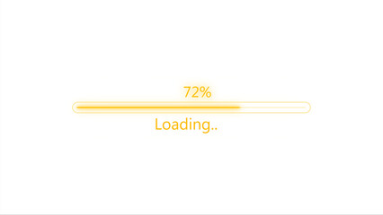 Abstract loading bar icon .