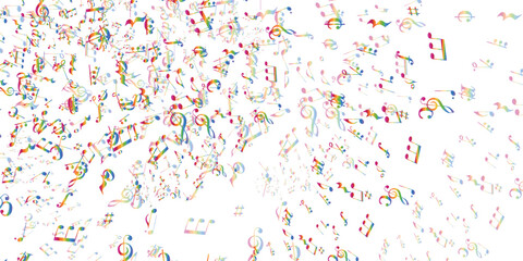 紅葉　音符　秋　背景