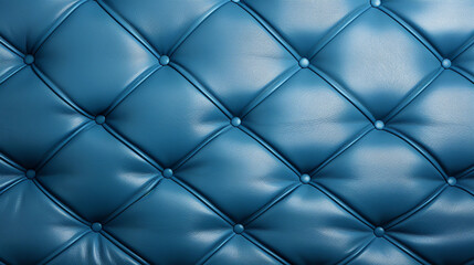 Blue Leather sofa texture background