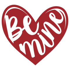 Obraz premium Be Mine - Valentine's Day Illustration