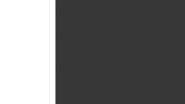 First, the stickerman crouches, then quickly jumps from his place, disappearing. And then the screen goes black.