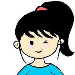 child with a smile women girl 