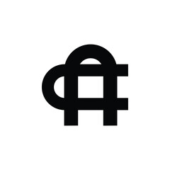 ac logo design initial letter