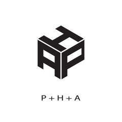 agp logo design initial letter box geometric