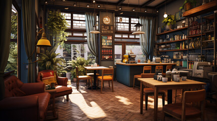 Cozy And Inviting Coffee Shop