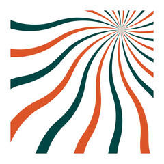 Groovy Retro Sunburst