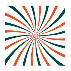 Groovy Retro Sunburst