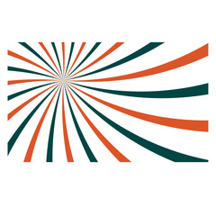 Groovy Retro Sunburst