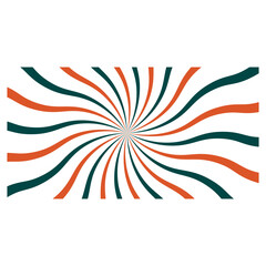 Groovy Retro Sunburst