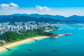 Zhuhai China travel destination. Tour tourism exploring.