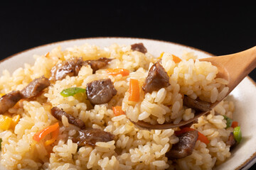 牛ステーキピラフ