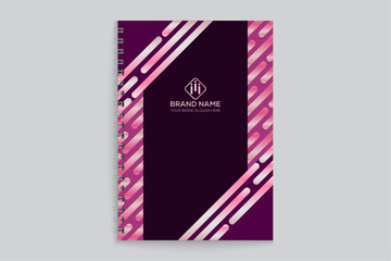 Professional notebook cover mockup