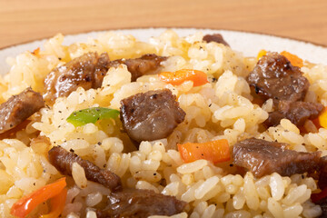 牛ステーキピラフ