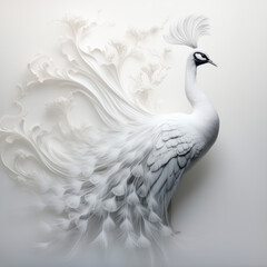 White peacock