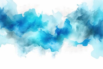 copy blot template creativity artistic space background colourful splash watercolor colours watercolor art Artistic artwork paintbrush blue bright abstract texture effect watercolor blue decoration - obrazy, fototapety, plakaty
