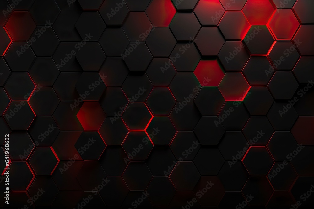 Poster tech texture illustration surface technology illustration red network modern black digital backgroun