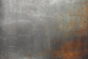 rough copy texture polished copy sheet steel dirty metal o background scratched silver surface Scratched space shiny metal iron strong grey stainless aluminium worn metallic texture space wallpaper - obrazy, fototapety, plakaty