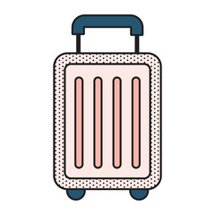 Luggage line filled illustration