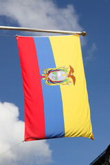 The flag of the Republic of Ecuador