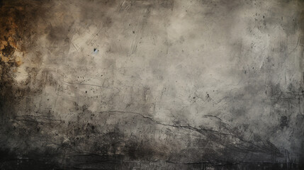 Abstract Grey Watercolor Landscape