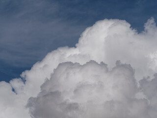 blue sky with clouds (close up)