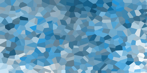 Polygonal Mosaic Background .Light gray and blue abstract mosaic seamless pattern. Vector crack background. Endless Crystal texture background. Ceramic tile fragments. - vector.