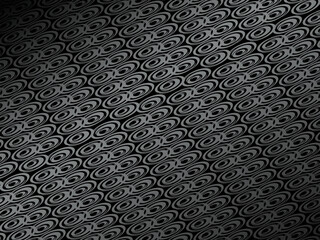 Black abstract background design. Modern wavy lines (guilloche curves) pattern in monochrome colors. Premium line texture for banner, business background. Dark horizontal vector template.