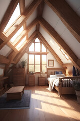 interior of a hotel, made by AI