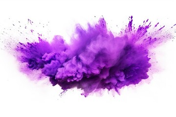 explosion background color isolated print powder explosion lilac holi powder purple festival industrial bright concept white purple paint background splash isolated ho paint lilac colours colourful