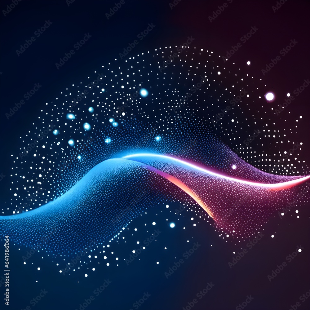Poster abstract polygonal space low poly dark background with connecting dots and lines. connection structu