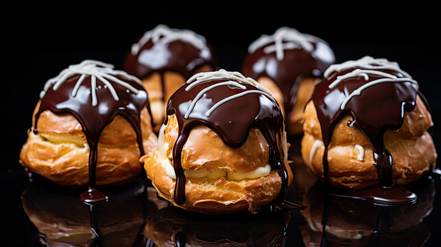 Tasty cream puffs