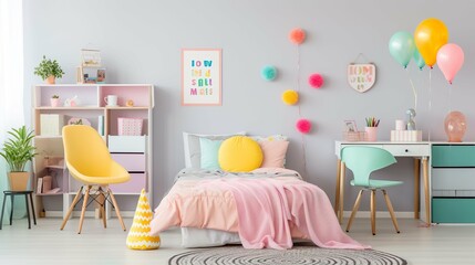 little child playing in the room
