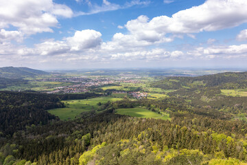 Fototapeta na wymiar Hiking in Albstadt, Germany