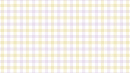 Purple and yellow plaid fabric texture as a background	