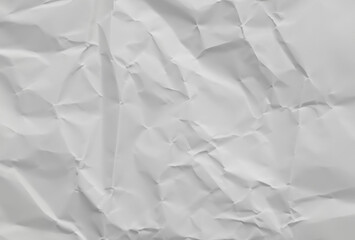 Obraz premium White Paper Texture background. Crumpled white paper abstract shape background with space paper for text. made with generative ai