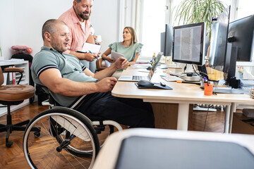 In his cozy newsroom, a tenacious journalist, despite physical challenges, works tirelessly. Driven...