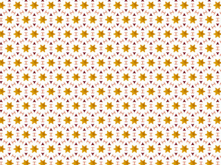 Gold stars seamless pattern 