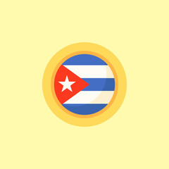 Cuba - Circular Flag