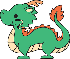 龍のかわいいイラスト