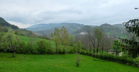 Fototapeta na wymiar Parco Nazionale dell Appennino Tosco-Emiliano in Italien