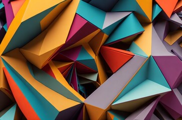 An eye-catching and dynamic image of intersecting lines and colors, rendered in 4K resolution.