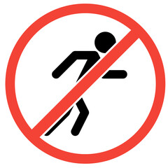 no entry symbol, employee only icon