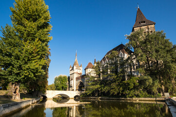 Obraz premium Vajdahunyad Castle in Budapest, Hungary